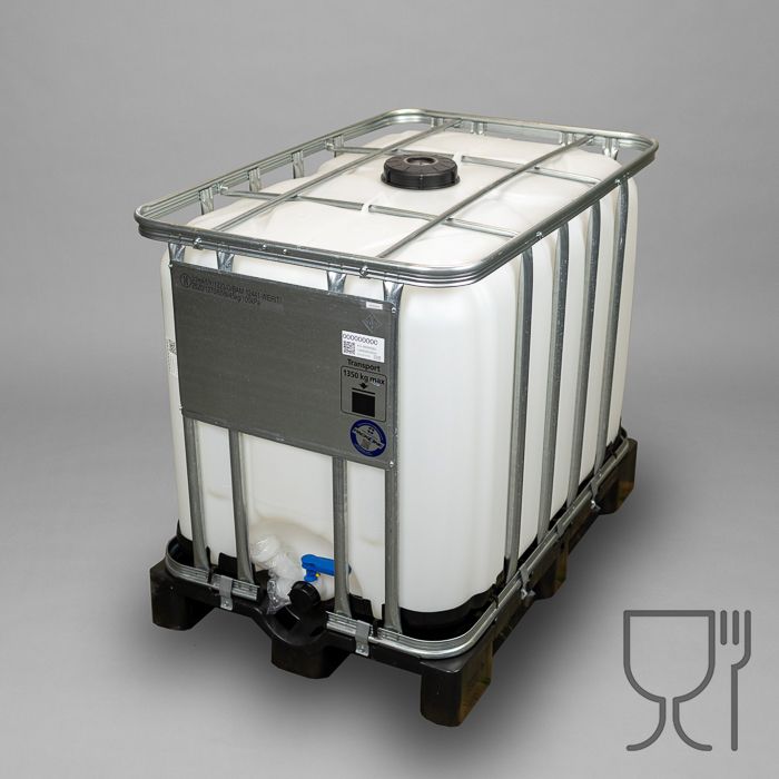 600 offers L IBC Container Wassertank natur+Ausgießer NEUWARE NON-UN