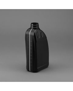 1000 ml Kunststoff Mineralöl Flasche schwarz