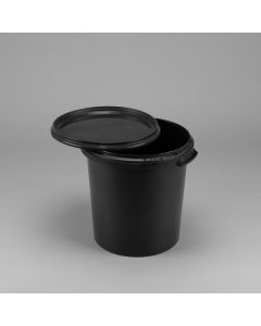 30 Liter Kunststoff Hobbock schwarz wasserdicht