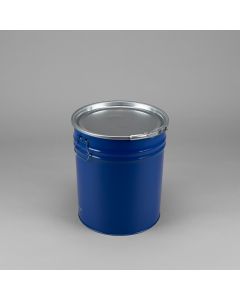 30 Liter Stahl Hobbock blau UN Zulassung