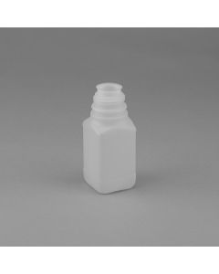 100 ml Kunststoff Flasche Enghalsöffnung natur eckig