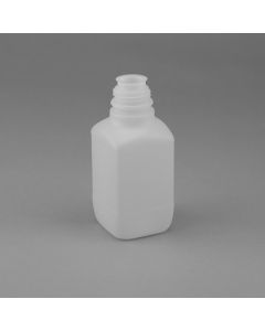 250 ml Kunststoff Flasche Enghalsöffnung natur eckig