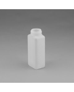 250 ml Kunststoff Flasche Weithalsöffnung natur eckig
