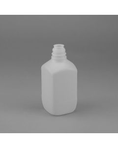 500 ml Kunststoff Flasche Enghalsöffnung natur eckig