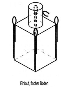 BIG BAG UTD UN13H4 90x90x120cm Einlauf/geschlossen